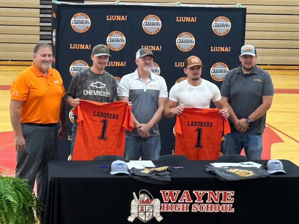 Local 1353 Signing Day at Wayne High School